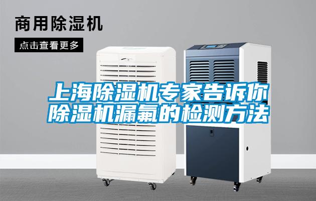 上海除濕機專家告訴你除濕機漏氟的檢測方法