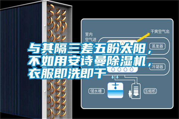 與其隔三差五盼太陽，不如用安詩曼除濕機(jī)，衣服即洗即干
