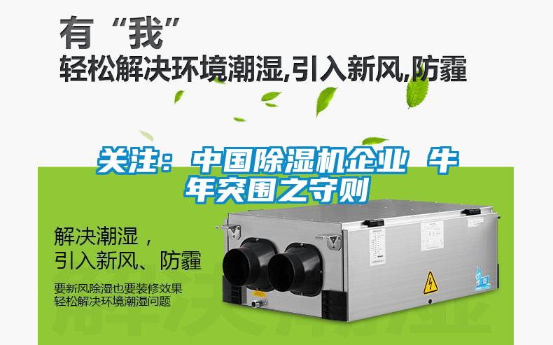 關注：中國除濕機企業 牛年突圍之守則