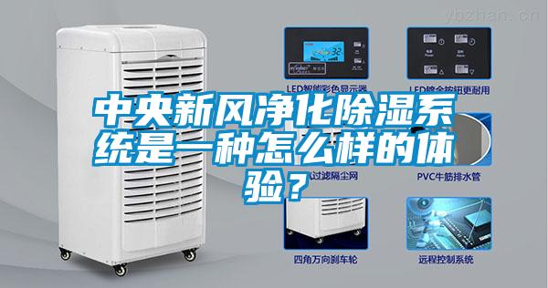 中央新風凈化除濕系統是一種怎么樣的體驗？