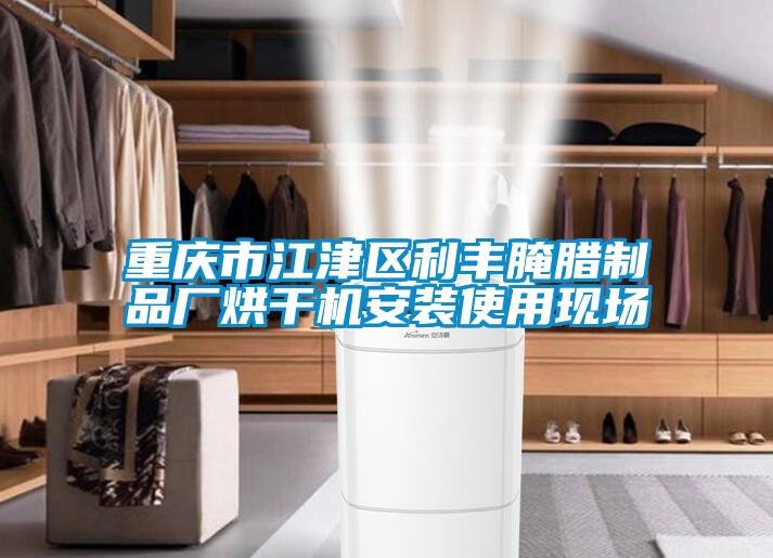 重慶市江津區利豐腌臘制品廠烘干機安裝使用現場