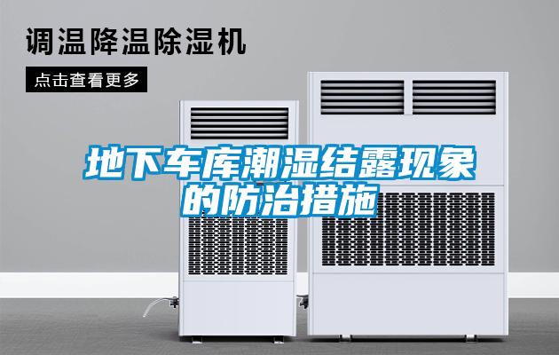 地下車(chē)庫(kù)潮濕結(jié)露現(xiàn)象的防治措施