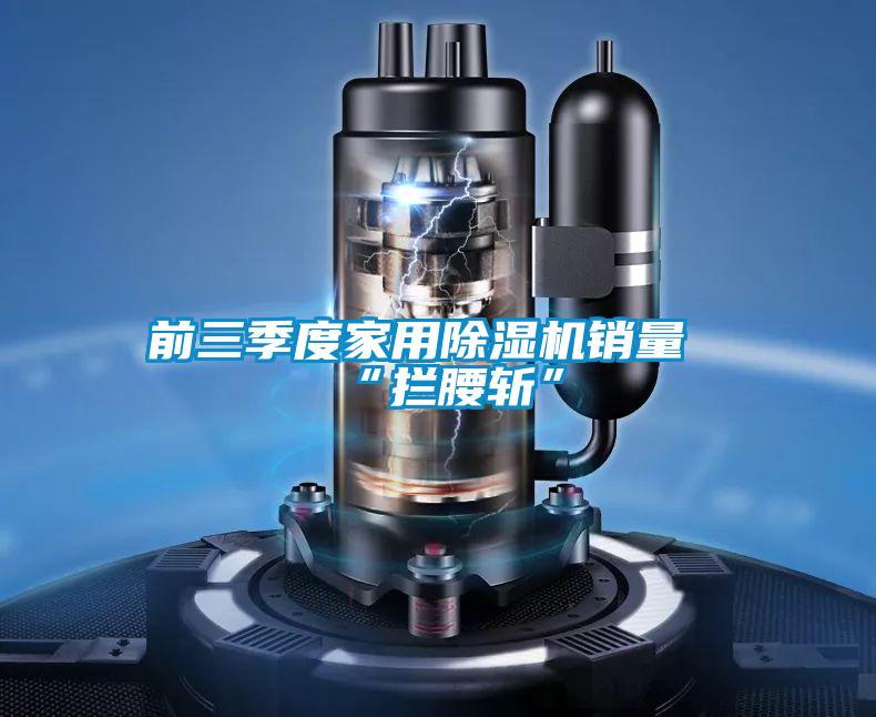 前三季度家用除濕機銷量“攔腰斬”