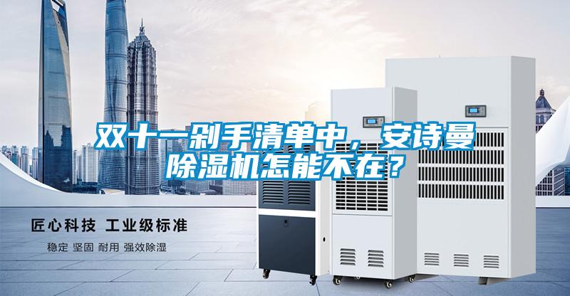 雙十一剁手清單中，安詩(shī)曼除濕機(jī)怎能不在？