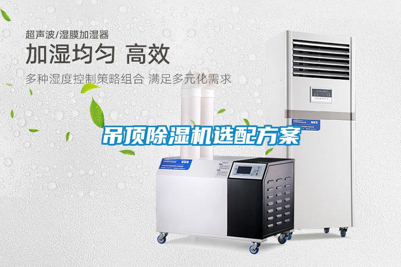 吊頂除濕機選配方案