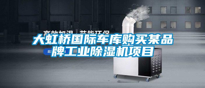 大虹橋國際車庫購買某品牌工業除濕機項目