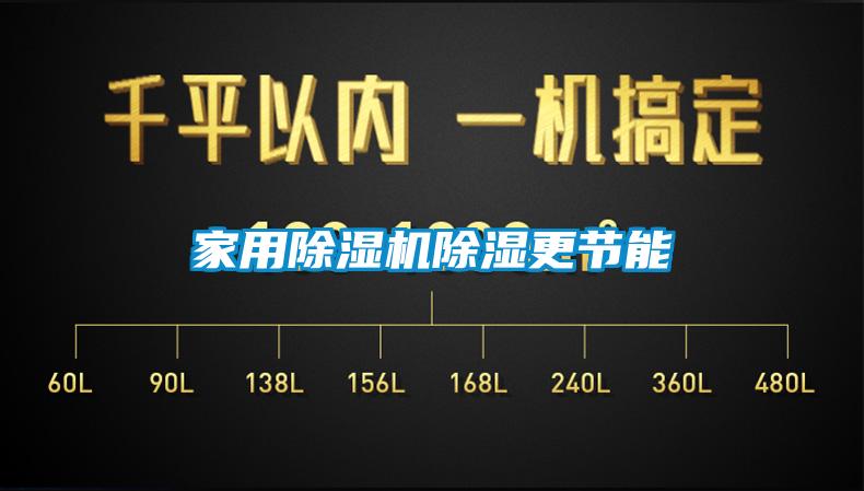 家用除濕機除濕更節能