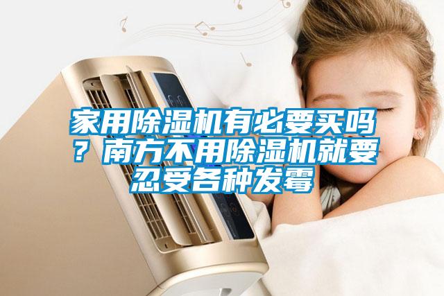 家用除濕機有必要買嗎？南方不用除濕機就要忍受各種發霉