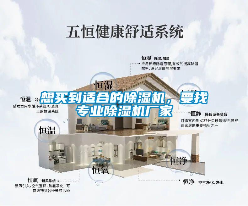 想買到適合的除濕機，要找專業除濕機廠家