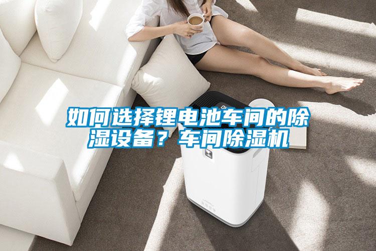 如何選擇鋰電池車間的除濕設備？車間除濕機