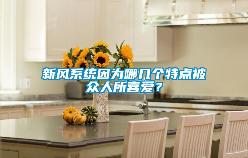新風系統因為哪幾個特點被眾人所喜愛？