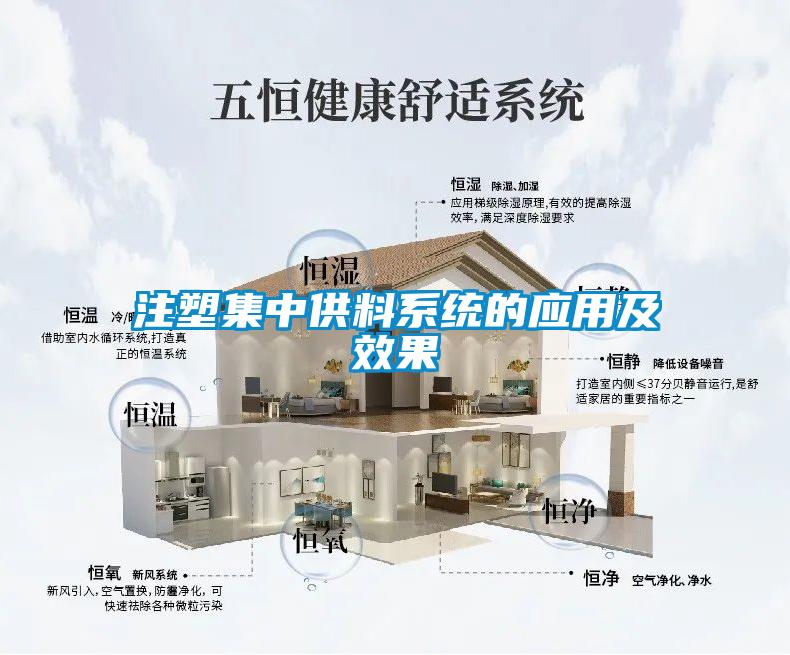 注塑集中供料系統的應用及效果