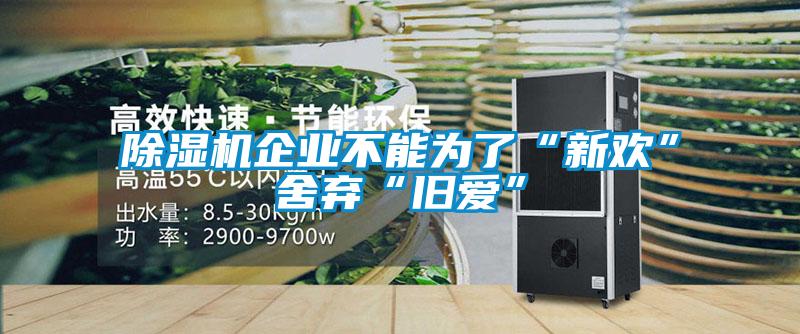 除濕機企業不能為了“新歡”舍棄“舊愛”