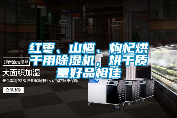 紅棗、山楂、枸杞烘干用除濕機，烘干質(zhì)量好品相佳