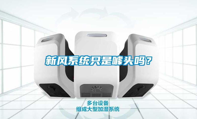 新風(fēng)系統(tǒng)只是噱頭嗎？