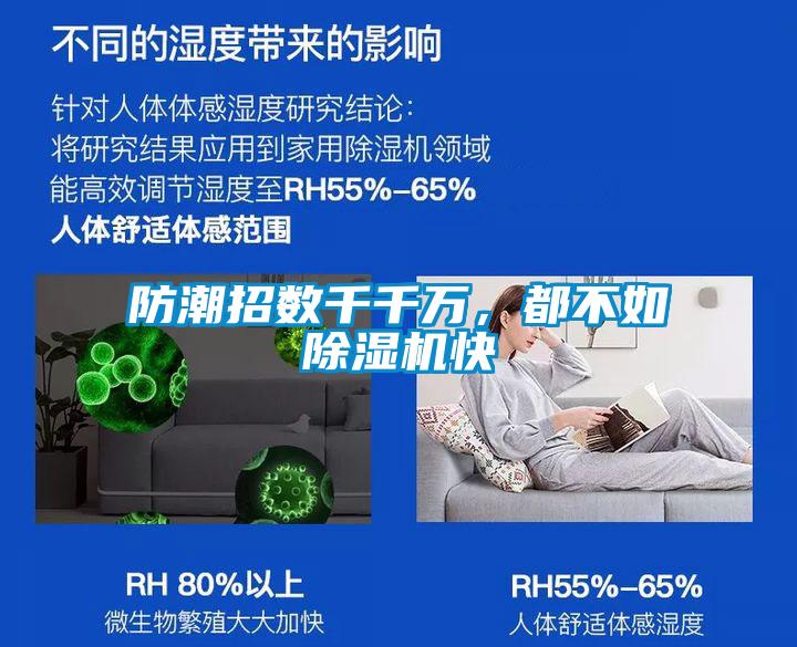 防潮招數千千萬，都不如除濕機快