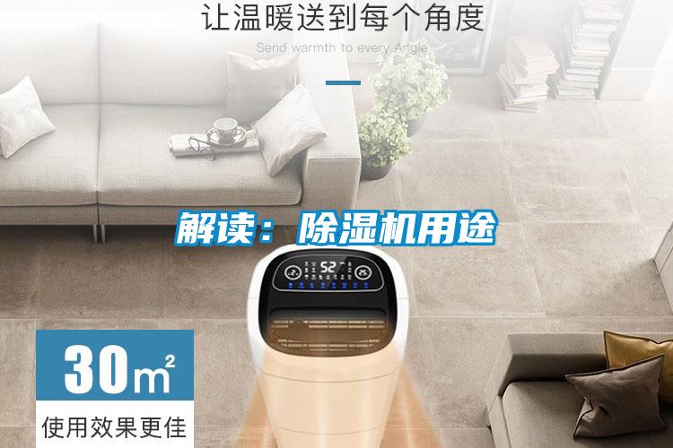 解讀：除濕機用途
