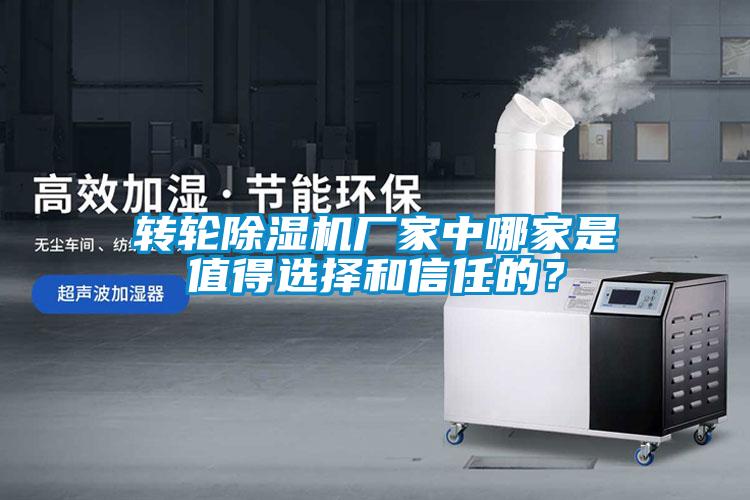 轉輪除濕機廠家中哪家是值得選擇和信任的？