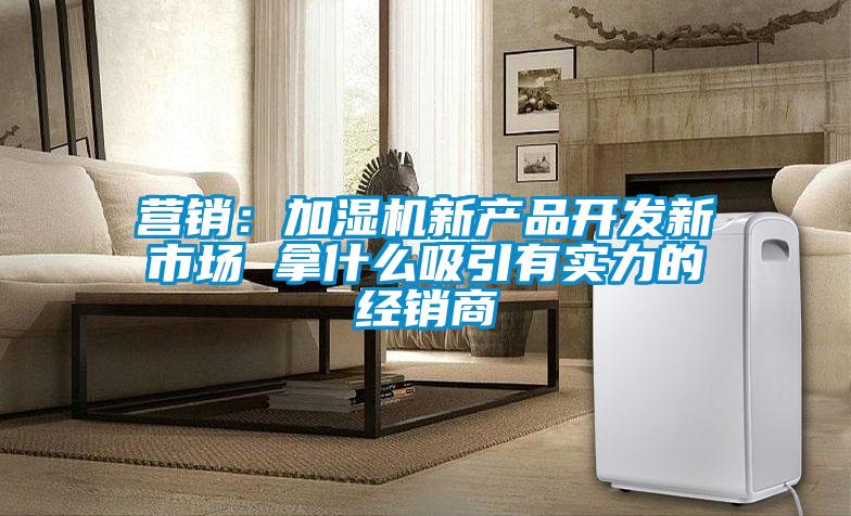 營銷：加濕機新產(chǎn)品開發(fā)新市場 拿什么吸引有實力的經(jīng)銷商