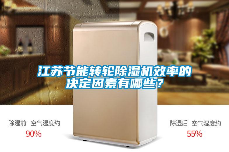 江蘇節能轉輪除濕機效率的決定因素有哪些？