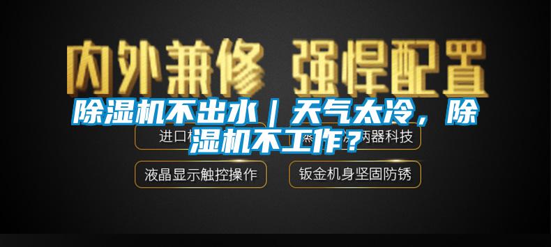 除濕機不出水｜天氣太冷，除濕機不工作？