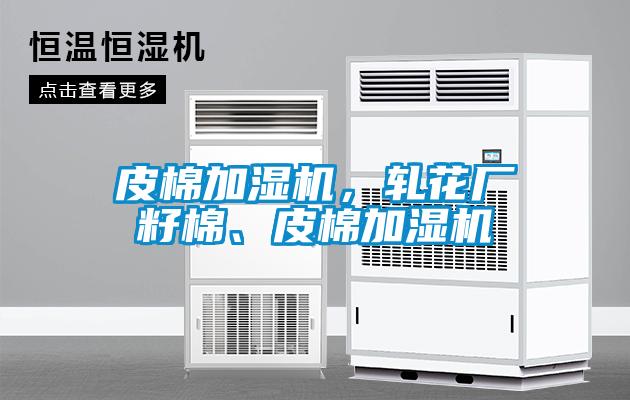 皮棉加濕機，軋花廠籽棉、皮棉加濕機