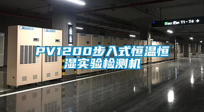 PV1200步入式恒溫恒濕實驗檢測機