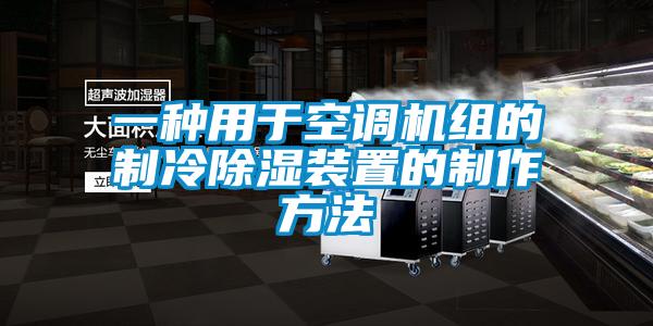 一種用于空調機組的制冷除濕裝置的制作方法