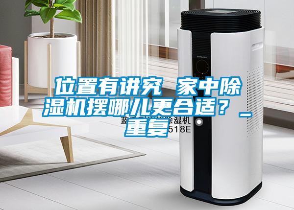 位置有講究 家中除濕機擺哪兒更合適？_重復