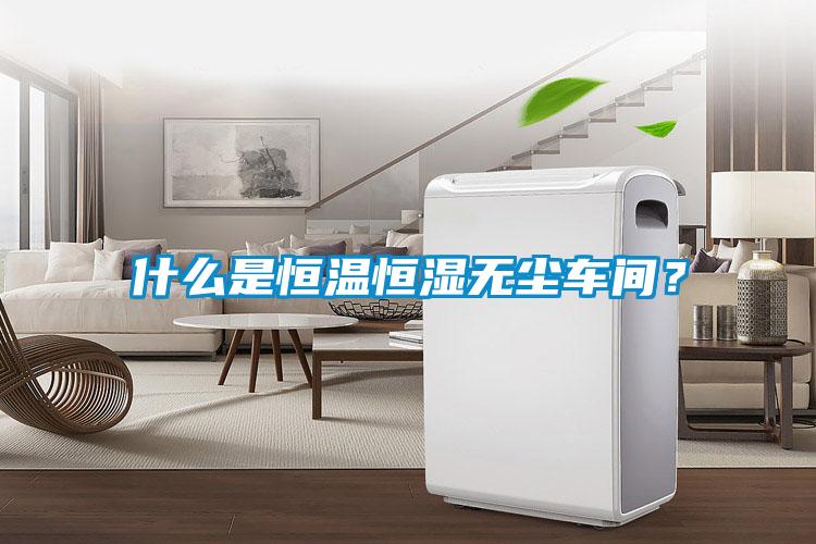 什么是恒溫恒濕無(wú)塵車間？