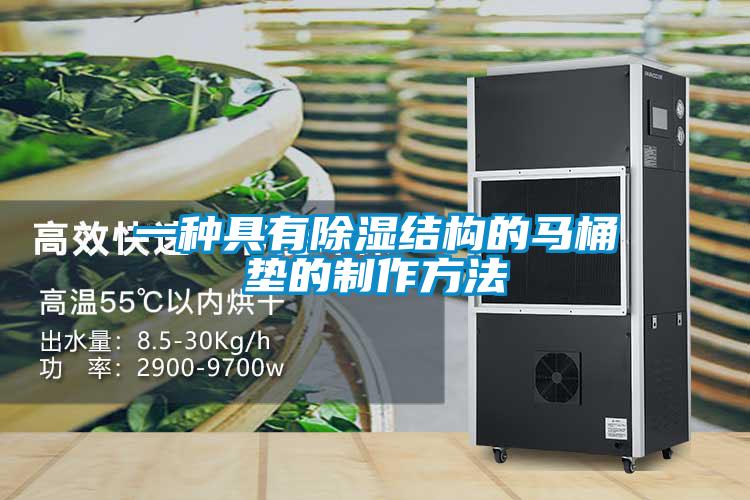 一種具有除濕結構的馬桶墊的制作方法