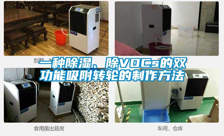 一種除濕、除VOCs的雙功能吸附轉輪的制作方法