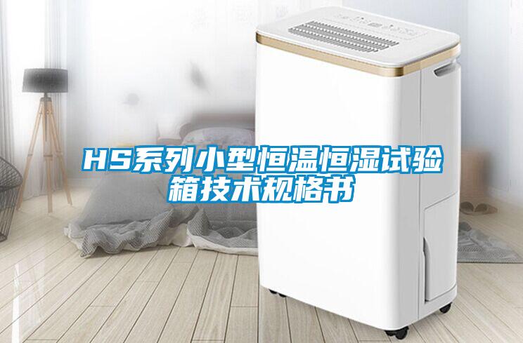 HS系列小型恒溫恒濕試驗箱技術規格書