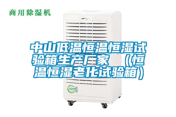 中山低溫恒溫恒濕試驗箱生產廠家 （恒溫恒濕老化試驗箱）