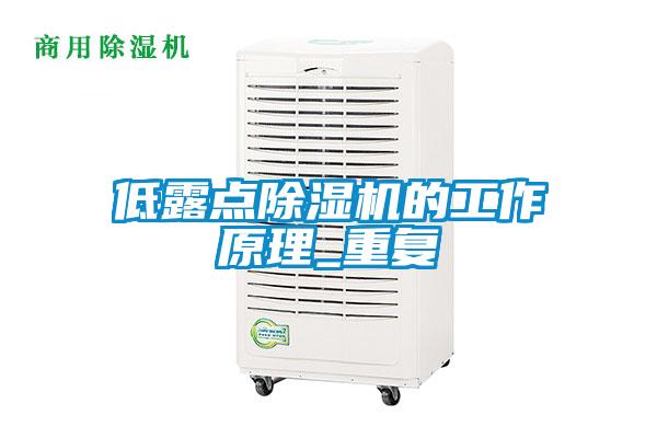 低露點(diǎn)除濕機(jī)的工作原理_重復(fù)