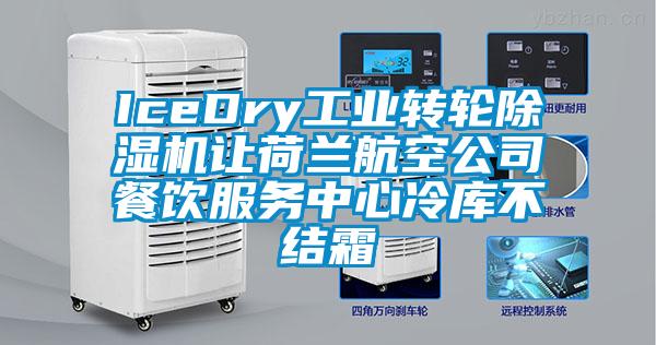 IceDry工業(yè)轉(zhuǎn)輪除濕機讓荷蘭航空公司餐飲服務中心冷庫不結(jié)霜