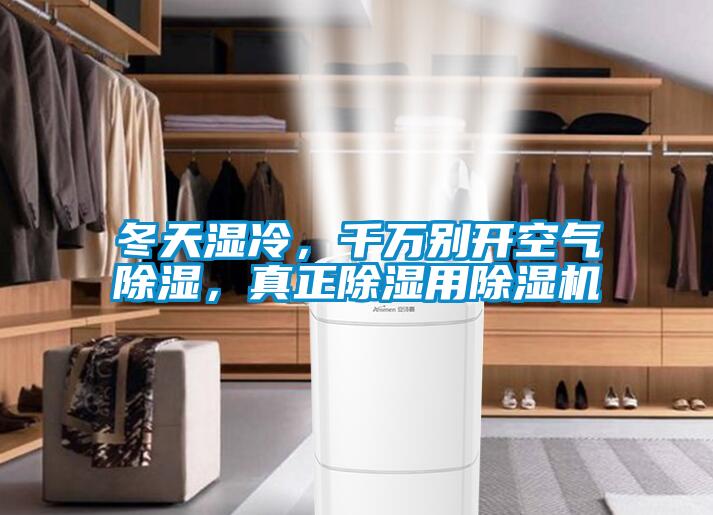 冬天濕冷，千萬別開空氣除濕，真正除濕用除濕機