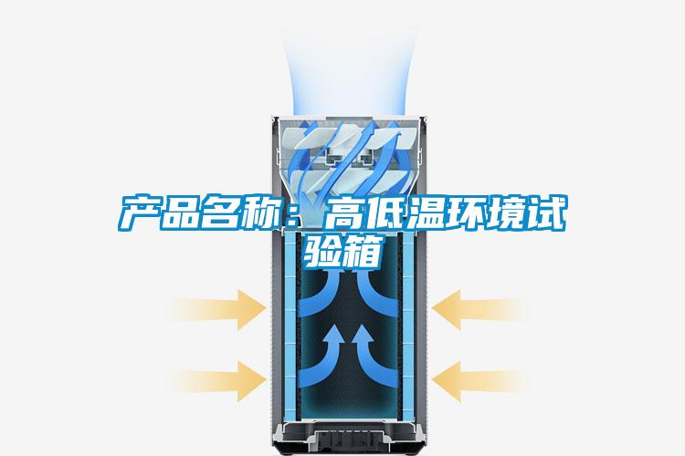 產品名稱：高低溫環境試驗箱