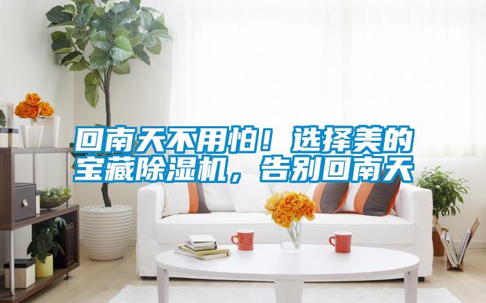 回南天不用怕！選擇美的寶藏除濕機，告別回南天