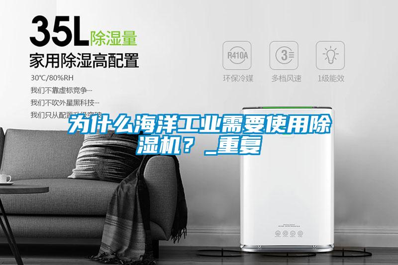 為什么海洋工業(yè)需要使用除濕機？_重復