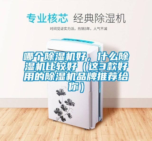 哪個除濕機好，什么除濕機比較好（這3款好用的除濕機品牌推薦給你）