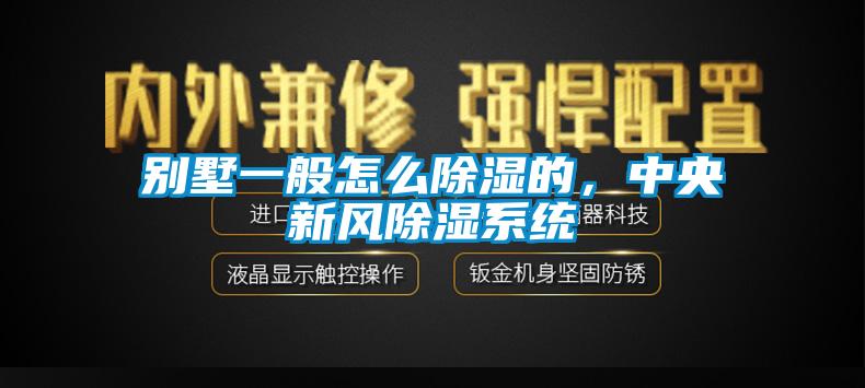 別墅一般怎么除濕的，中央新風除濕系統