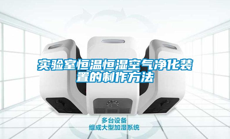 實驗室恒溫恒濕空氣凈化裝置的制作方法