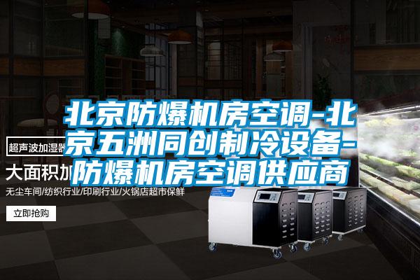 北京防爆機房空調-北京五洲同創制冷設備-防爆機房空調供應商