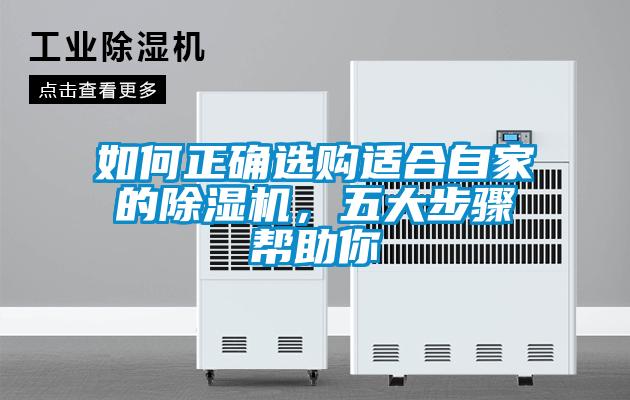 如何正確選購適合自家的除濕機，五大步驟幫助你