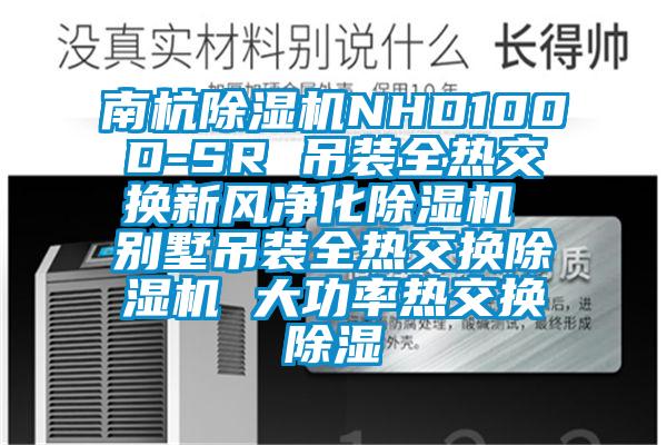 南杭除濕機NHD100D-SR 吊裝全熱交換新風凈化除濕機 別墅吊裝全熱交換除濕機 大功率熱交換除濕