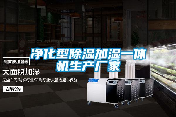 凈化型除濕加濕一體機生產(chǎn)廠家