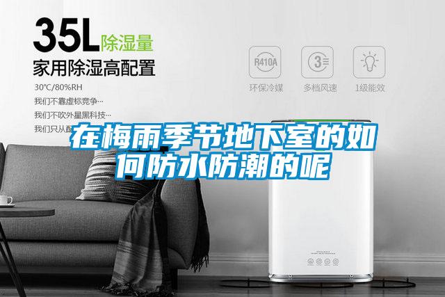 在梅雨季節地下室的如何防水防潮的呢
