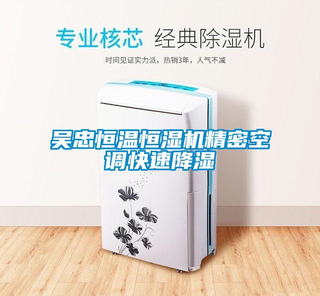 吳忠恒溫恒濕機精密空調快速降濕