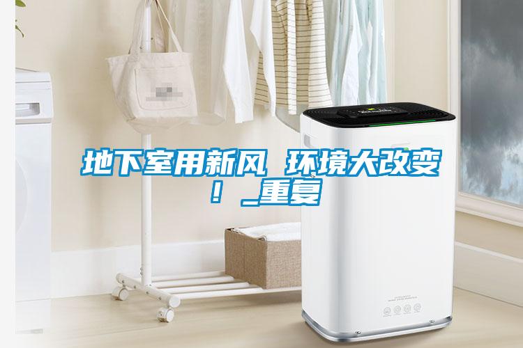 地下室用新風(fēng) 環(huán)境大改變！_重復(fù)